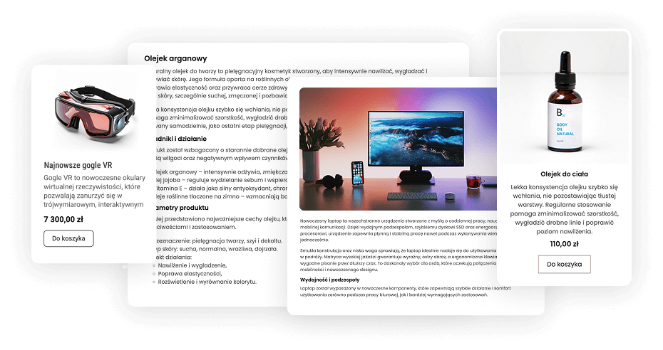 Generate AI descriptions for products