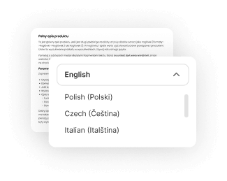 Multilingual translations