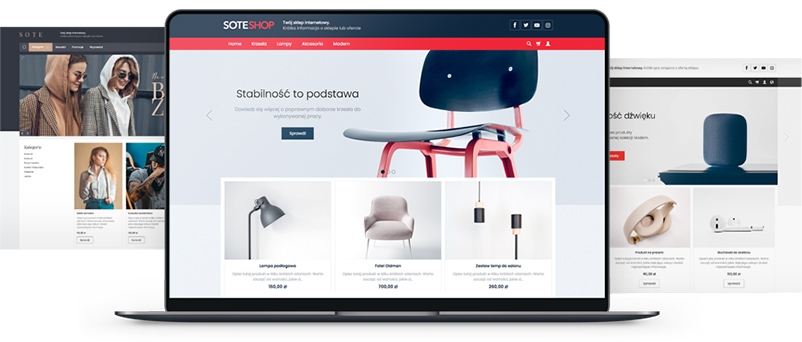 Grafika sklepu internetowego SOTESHOP
