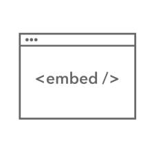 Embed the product