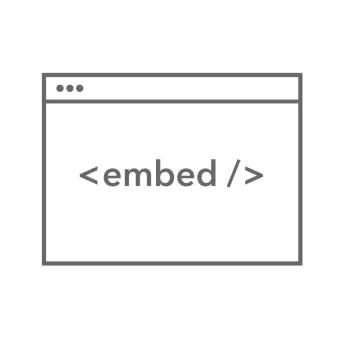 Embed the product