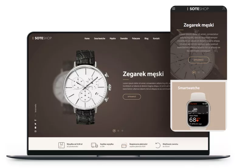 Implementation of Watch graphics for the SOTE online store